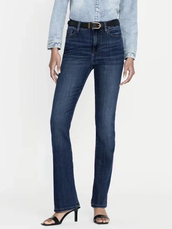 Frame Denim Le Mini Boot Jeans in Poe Stretch Ankle LMB865 Women’s Size 31X 30”